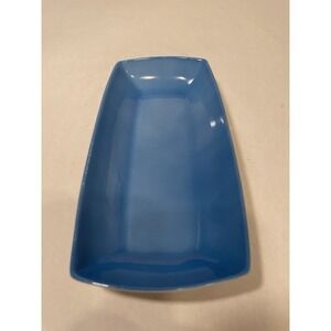 Mid Century Vintage Schmid Porcelain Rectangular Dish